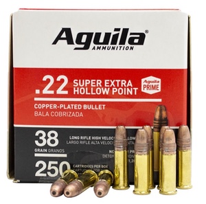 Photo of Aguila .22 Long Rifle Super Extra Hollow Point Ammo