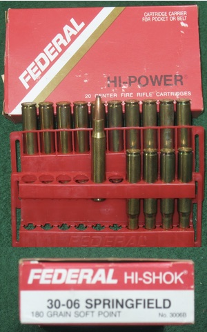 Photo of Federal Hi-Shok, 30-06 Springfield, 180gr Ammo