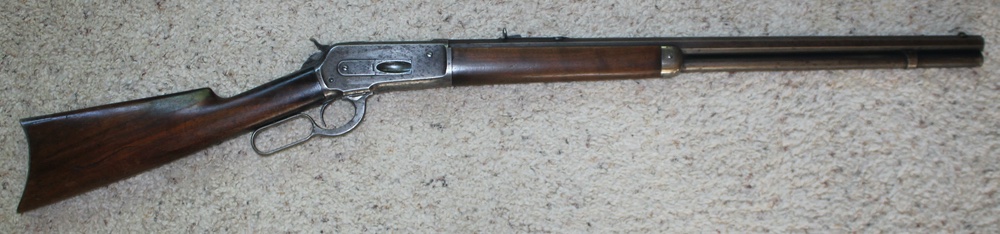 Photo of Winchester 1886 in .40-65. Antique in nice, honest condition.
