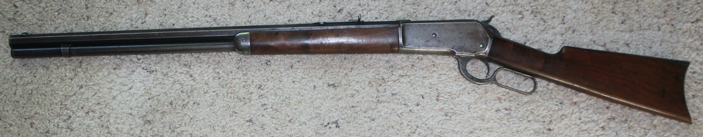 Photo of Winchester 1886 in .40-65. Antique in nice, honest condition.